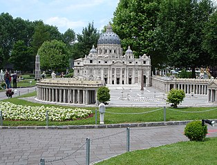 Model of St. Peter's basilica