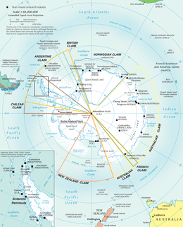 Mapa de Antarctica