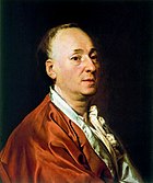Denis Diderot; Portrait by Dmitry Levitzky