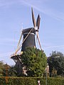 The "Windhond", the mill in the center of Woerden, 13 October 2005.