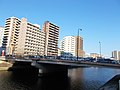 Hie Ōhashi Bridge, which spanned in the downstream of Mikasa River, is located in Hakata-ku, Fukuoka 御笠川に架かる福岡市博多区の比恵大橋