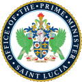 Seal of the Prime Minister of Saint Lucia