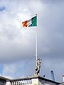 Irish flag on top of GPO, Dublin
