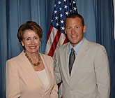 With Lance Armstrong (27 June 2006)