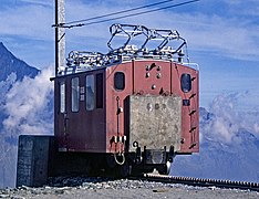 GGB 3001 He 2/2 loco at the summit