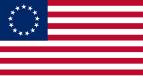 Flag of the United States of America(1777–1795, Betsy Ross variant)