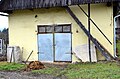 English: Inscription stones at the farmhouse Deutsch: Inschriftsteine am Wirtschaftsgebäude