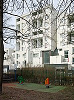 Aire de jeux, rue du Blason, à Villeneuve d'Ascq.