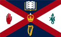 Flag of Queen's University Belfast, Northern Ireland, United Kingdom