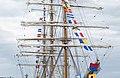 * Nomination Mast and main post of frigate Libertad on Naval base of Mar del Plata, Argentina --Ezarate 13:29, 27 January 2020 (UTC) * Promotion It looks a bit underexposed to me. It also needs cropping from the sides, see the white triangles --Podzemnik 00:36, 31 January 2020 (UTC)  Done Ezarate 23:08, 1 February 2020 (UTC)  Support Still a bit soft but OK to me --Podzemnik 01:10, 8 February 2020 (UTC)