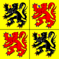 Flag of Hainaut, Belgium