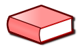 One book (red)