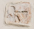English: Eros with Cornucopia (CSIR II/4, 352) on a grave relief at the south wall Deutsch: Eros mit Früchtekorb auf einem Reliefstein (CSIR II/4, 352) an der S-Wand