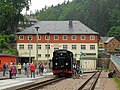 * Nomination Steam locomotive of the Weißeritztalbahn takes water in the terminal station Kurort Kipsdorf. By User:SchiDD --Augustgeyler 10:10, 21 March 2023 (UTC) * Promotion  Support Good quality --Mister rf 00:15, 22 March 2023 (UTC)