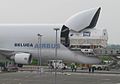 Columbus Module loaded in a Airbus-Beluga on Bremen airport