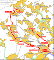 Deutsch: Streckennetz der Vorortbahn FKE English: Route network of the uptown railroad FKE