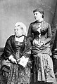 Beatrice and Victoria, c. 1880