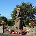 St George and the Dragon - WW1 war memorial, St Bees, UK.