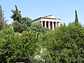 Temple of Hephaestus, ancient Agora, Athens, Greece.