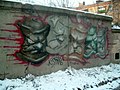 Wall with graffiti