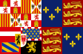 Standard of Philip of Austria as Prince of Asturias and King Consort of England (1554–1556)