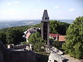 Übersicht über die Burg Frankenstein