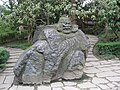 The statue in Zhuge Liang's temple,Chengdu,China