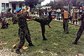 Martial arts demonstration in Bosnia-Herzegovina
