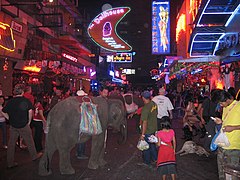 Soi Cowboy by night