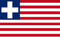 Former flag of Liberia (1827–1847)