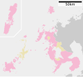 Map of Nagasaki Prefecture