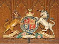 The Royal coat of arms of the United Kingdom (1837 – 1952), Queen Victoria (24 May 1819 – 22 January 1901), All Saints church in Litcham, Norfolk.