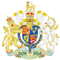 Royal Arms (1714–1801), with supporters