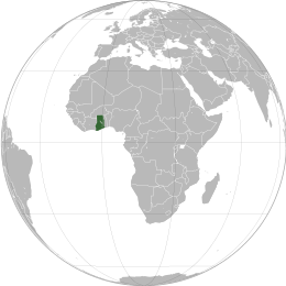 Map of Ghana