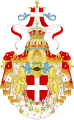 Greater coat of arms of the king of Italy