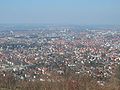 Blick auf Reutlingen vom Georgenberg aus.