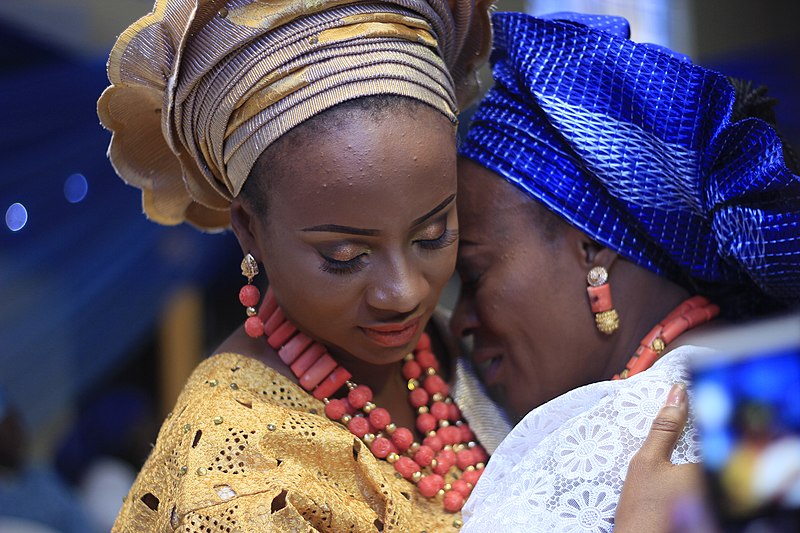 File:A Yoruba bride and mother.JPG