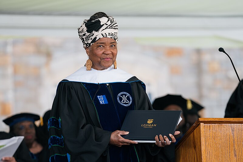 File:J E Franklin, Lehman College Commencement, May 30 2024.jpg