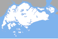 Outline map of Singapore