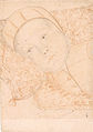 Drawing of an unidentified child of Catherine de' Medici and Henry II of France (probably Alexandre-Edouard, the future Henri III of France).
