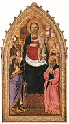 20 July 2010: Madonna and Child Enthroned with Saints Zenobius, John the Baptist, Reparata and John the Evangelist