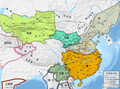 1142年的宋朝疆域与四邻分布 （繁体中文）