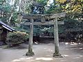 Torii at Suiyou Shrine, Asakura 垂裕（すいよう）神社の鳥居、朝倉市