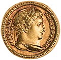 Solidus minted at Trier, AD 310–313.