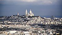 Montmartre from the Eiffel Tower