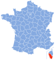 La Corse-du-Sud en France
