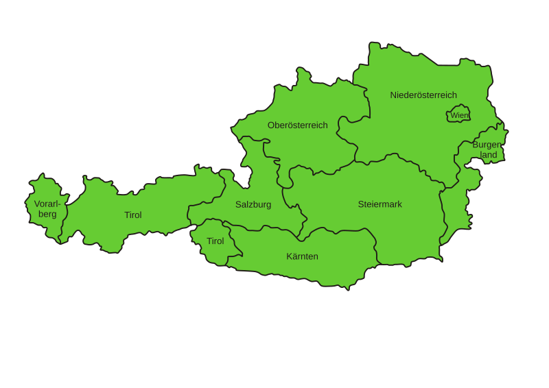 File:Karte Österreich Bundesländer.svg