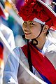 Korean traditional female dancer.