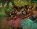 Edgar Degas (1834-1917). Four Ballerinas on Stage, 1885-90.