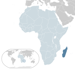 Mapa de Madagascar